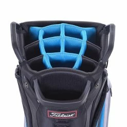Titleist Lt Weight Cart Bag (Black/Sleet/Blue) 7 Titleist Lt Weight Cart Bag (Black/Sleet/Blue) -Golf Bag Shop 9000000629710 3