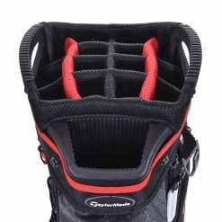 TaylorMade Select+ Upgrade Caddie Bag (Black/Red) -Golf Bag Shop 9000000764031 3