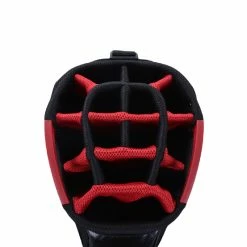 Cutter & Buck DriLite 9" Cart Bag (Black/Red) 7 Cutter & Buck DriLite 9" Cart Bag (Black/Red) -Golf Bag Shop GF3000102129 3