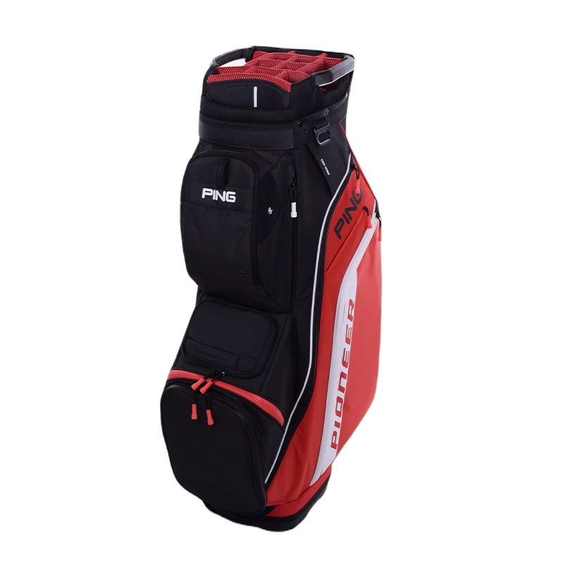 Ping Pioneer Cart Bag (Red/Black) 3 Ping Pioneer Cart Bag (Red/Black)