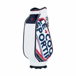 Le Coq Sportif Golf Big Logo 9.5" PU Cart Bag (White) -Golf Bag Shop GF3000102194 2