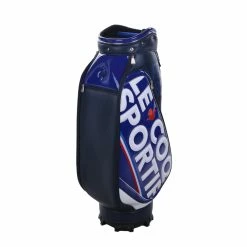 Le Coq Sportif Golf Big Logo 9.5" PU Cart Bag (Blue) -Golf Bag Shop GF3000102195 2