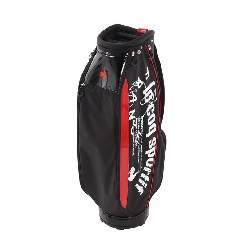 Le Coq Sportif Golf Lightweight Twill Graphic 9" Caddie Bag (Black) 4 Le Coq Sportif Golf Lightweight Twill Graphic 9" Caddie Bag (Black) - Image 2