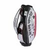 Le Coq Sportif Golf Lightweight Twill Graphic 9" Caddie Bag (White) -Golf Bag Shop GF3000102197 1
