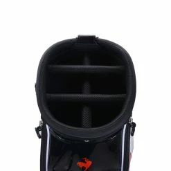 Le Coq Sportif Golf Lightweight Twill Graphic 9" Caddie Bag (White) 7 Le Coq Sportif Golf Lightweight Twill Graphic 9" Caddie Bag (White) -Golf Bag Shop GF3000102197 3