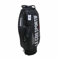 Le Coq Sportif Golf Ultra-Lightweight Logo Graphic 9" Caddie Bag (Black)