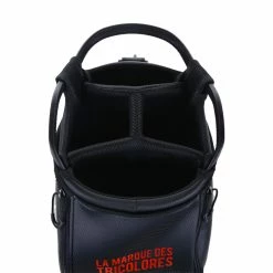 Le Coq Sportif Golf Ultra-Lightweight Logo Graphic 9" Caddie Bag (Black) -Golf Bag Shop GF3000102203 3