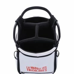 Le Coq Sportif Golf Ultra-Lightweight Logo Graphic 9" Caddie Bag (White) -Golf Bag Shop GF3000102204 3