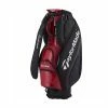 TaylorMade TD248 Auth-Tech 9.5" Cart Bag (Black/Red) -Golf Bag Shop GF3000102230 1