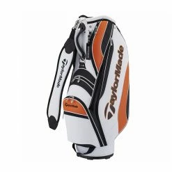 TaylorMade SP Modern 9.5" Cart Bag (White/Black/Orange)