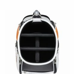 TaylorMade SP Modern 9.5" Cart Bag (White/Black/Orange) -Golf Bag Shop GF3000102239 3