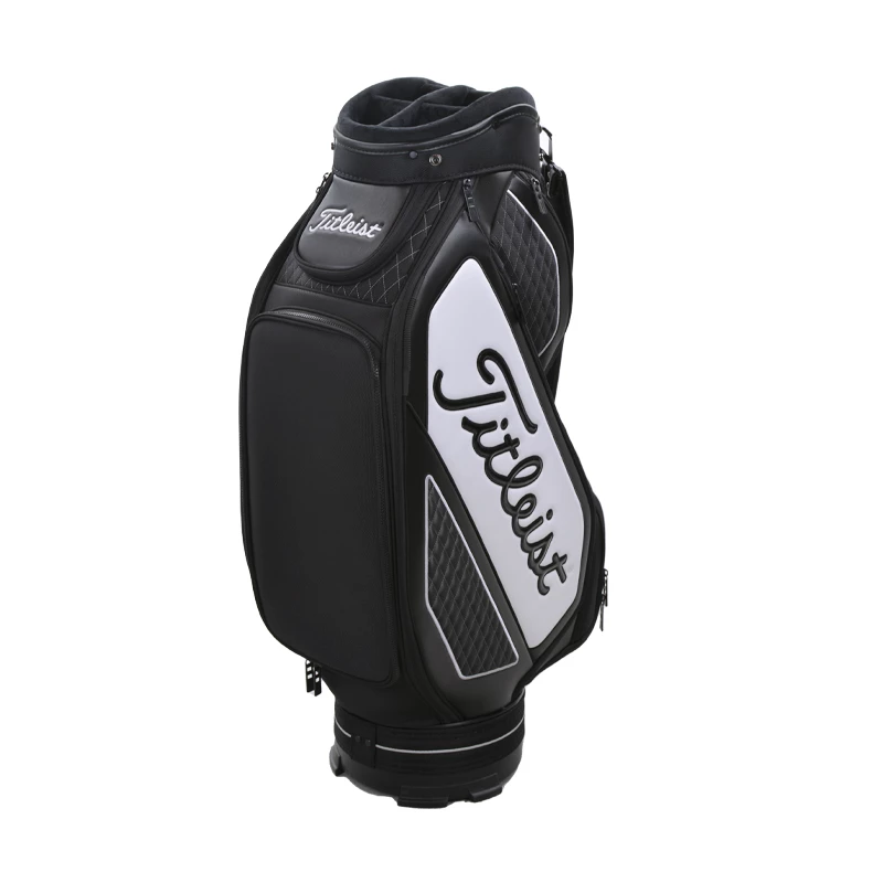 Titleist Jet Black Mid Staff Bag (Black/White) 4 Titleist Jet Black Mid Staff Bag (Black/White) - Image 2