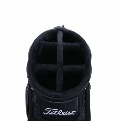 Titleist Jet Black Mid Staff Bag (Black/White) 7 Titleist Jet Black Mid Staff Bag (Black/White) -Golf Bag Shop GF3000102268 4