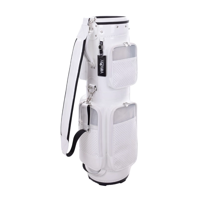 Honma Sports Trendy 9" Caddie Bag (White) 3 Honma Sports Trendy 9" Caddie Bag (White)