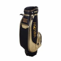 Honma Beres Aizu 3 Star 9" Caddie Bag (Black/Gold) -Golf Bag Shop GF3000102337 2