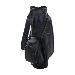 Majesty Premium Line Silver Logo 9" Caddie Bag (Black)