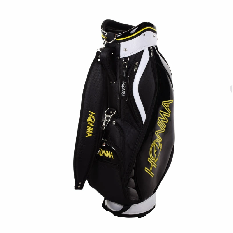 Honma Gear Entry 2022 Cart Bag (Black/Yellow) 3 Honma Gear Entry 2022 Cart Bag (Black/Yellow)