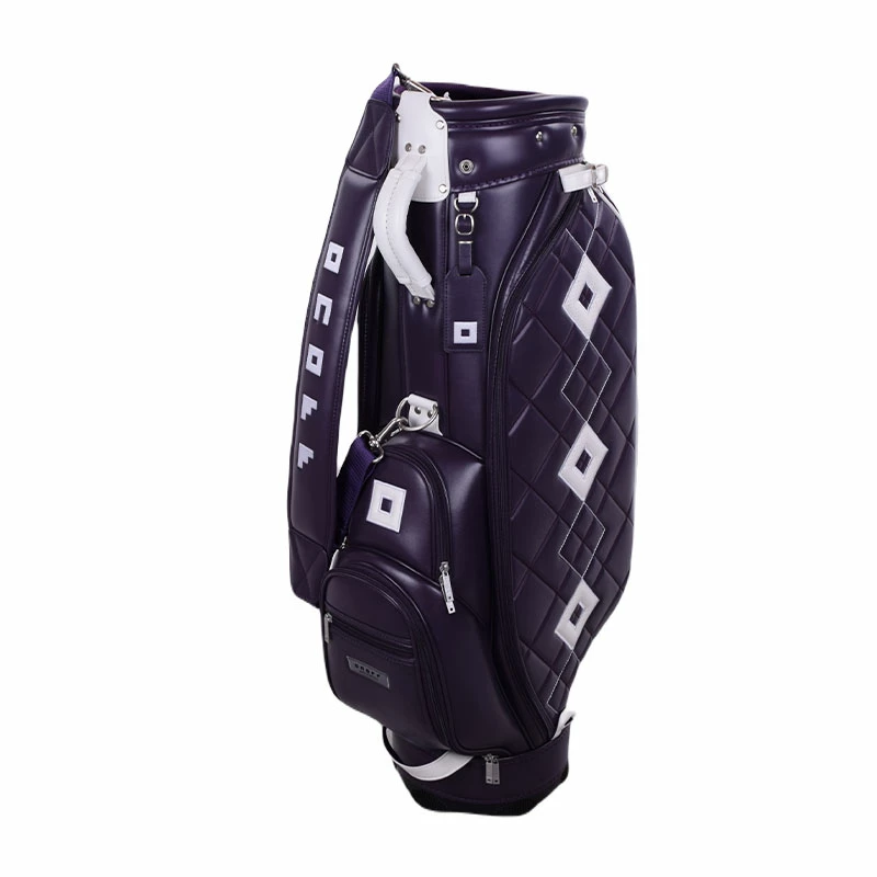 ONOFF OB7921 8.5" Women's Caddie Bag (Purple/White) 3 ONOFF OB7921 8.5" Women's Caddie Bag (Purple/White)