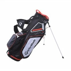 TaylorMade 8.0 Stand Bag (Black/White/Red)