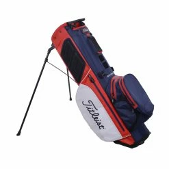 Titleist Players 4+ StaDry Stand Bag (White/Navy/Red) -Golf Bag Shop GF3000201006 2