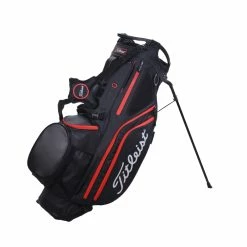 Titleist Hybrid 14 Stand Bag (Black/Black/Red)