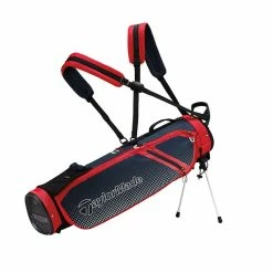 TaylorMade Quiver Carry Stand Bag (Navy/Red)