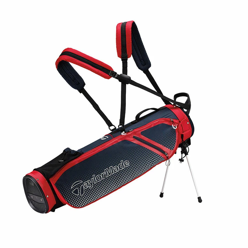 TaylorMade Quiver Carry Stand Bag (Navy/Red) 3 TaylorMade Quiver Carry Stand Bag (Navy/Red)