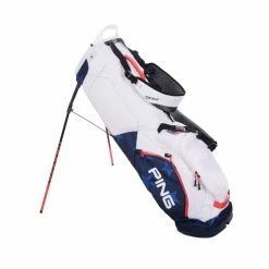 Ping Hoofer Lite 2022 Stand Bag (Navy/White/Red) -Golf Bag Shop GF3000201068 2