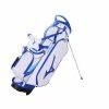 Mizuno Tour Stand Poly 9.5" Stand Bag (White/Blue) -Golf Bag Shop GF3000201074 1