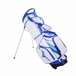 Mizuno Tour Stand Poly 9.5" Stand Bag (White/Blue) 6 Mizuno Tour Stand Poly 9.5" Stand Bag (White/Blue) -Golf Bag Shop GF3000201074 2