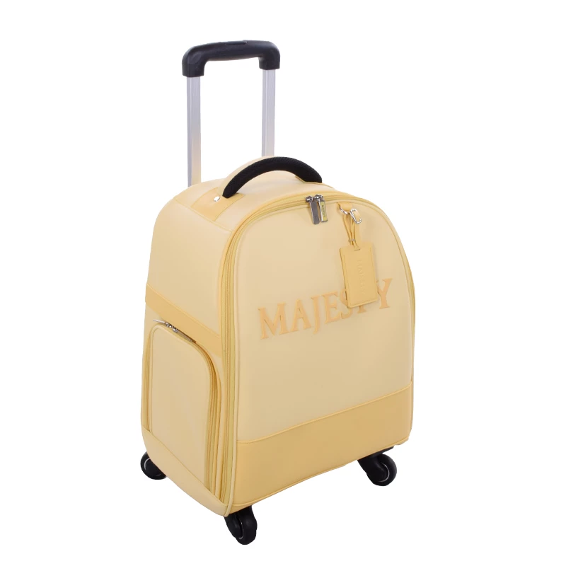 Majesty ST22 Wheel Boston Bag (Cream) 3 Majesty ST22 Wheel Boston Bag (Cream)