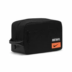 Nike Utility Shoe Bag (Black/Black/Orange)