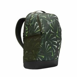 Nike Brasilia 9.5 Printed Training Backpack (Red/Black/Silver)
